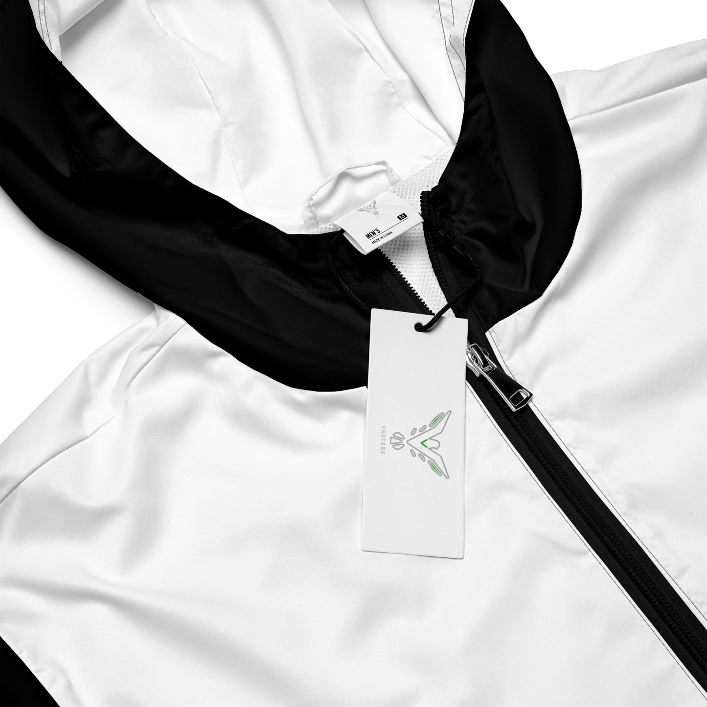 Limited edition windbreaker jacket with lightweight water resistant fabric and zip front design. - Vasterz